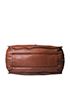 Bamboo Top Handle Briefcase, top view